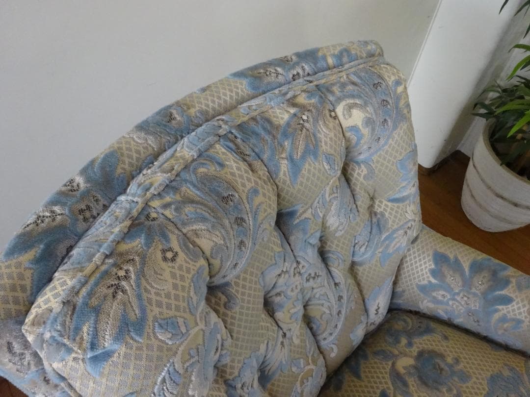 ドレクセルヘリテイジ　アップホルスタリー　イージーチェア　1Pソファ　超美品