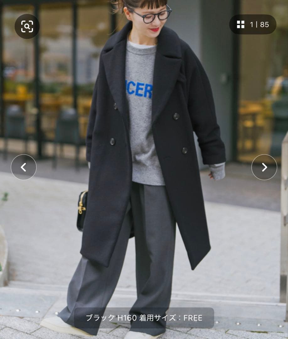 ティッカ テントコート 黒