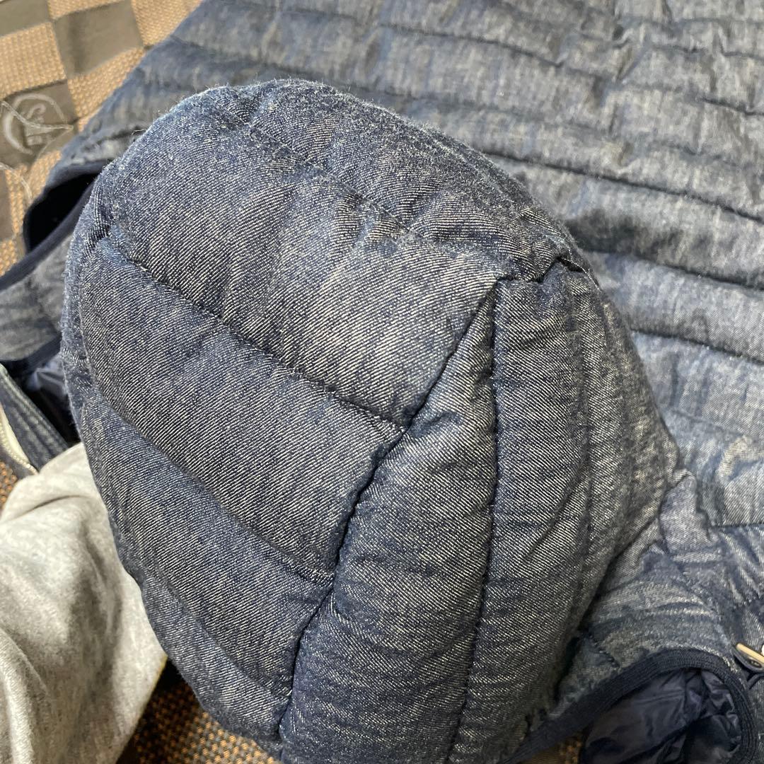 モンクレール　ダウンベスト　ダウン　ベスト　デニム　サイズ3