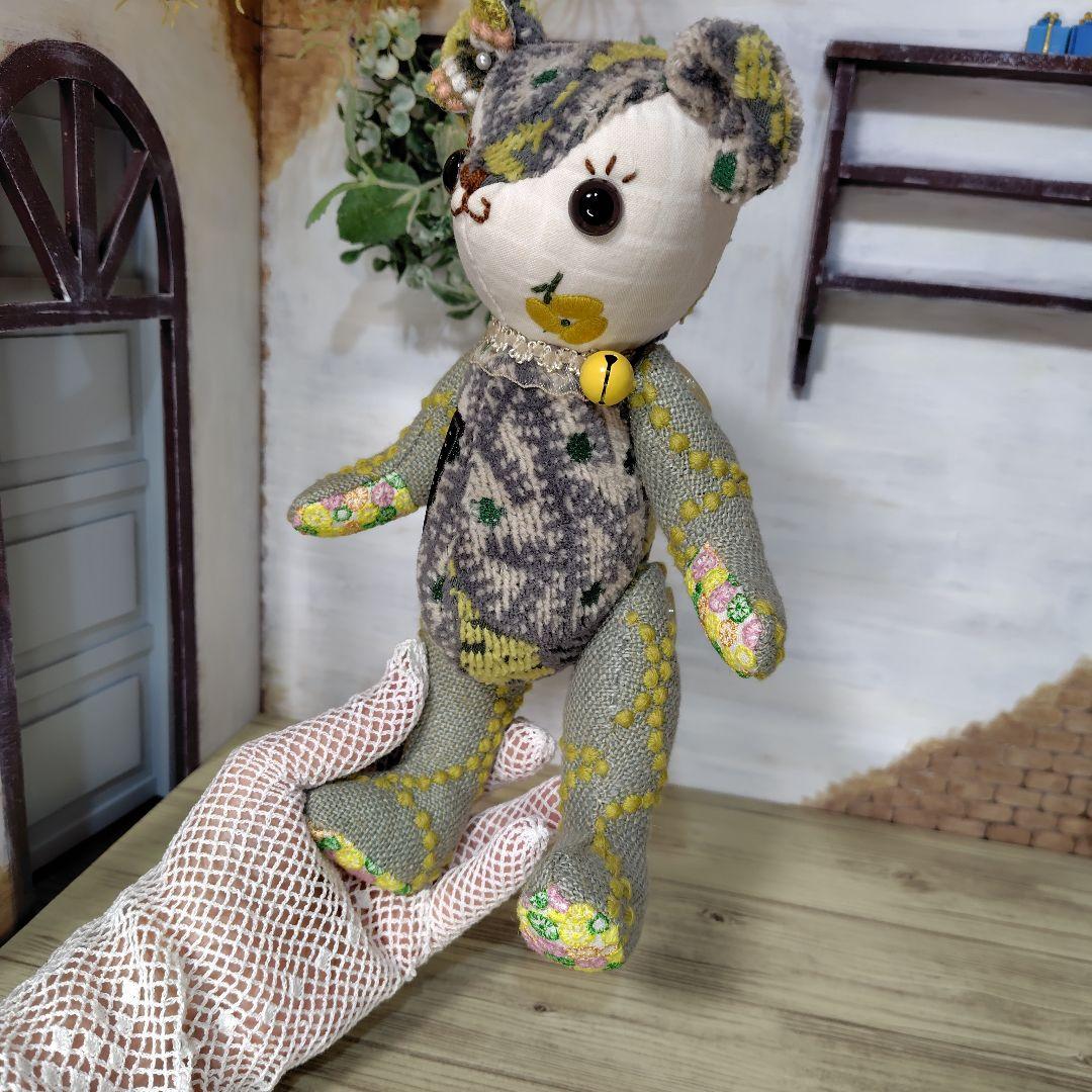 ミナペルホネン＊ハンドメイド＊ぬいぐるみ＊テディベア＊81