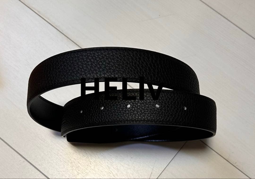 HERMESベルト32mm幅80cmブラック×ブラック極品　限定お値下げ価格❣️