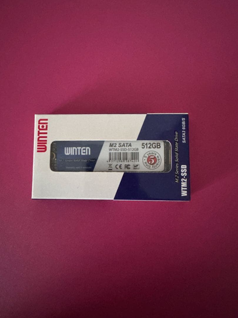 内蔵型SSD WINTEN M.2 SATA SSD 512GB