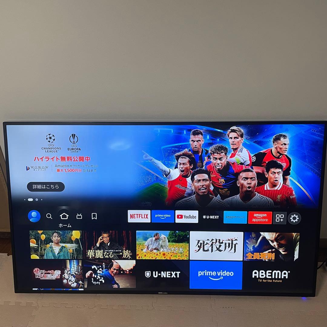 ◎DMM.make 65インチ 4K ディスプレイ DME-4K65D