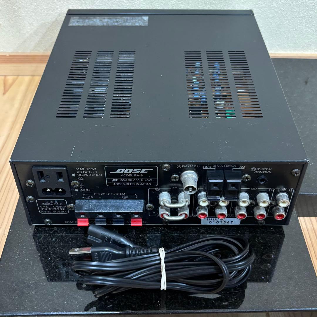 BOSE RA-8 プリメインアンプ　リモコン付き　美音