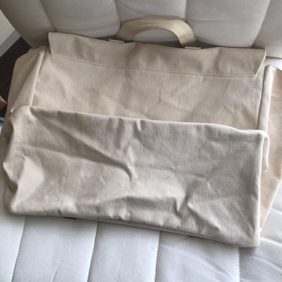 コムデギャルソン　キャンパス地バッグ　カバン　大きめbag 送料込み