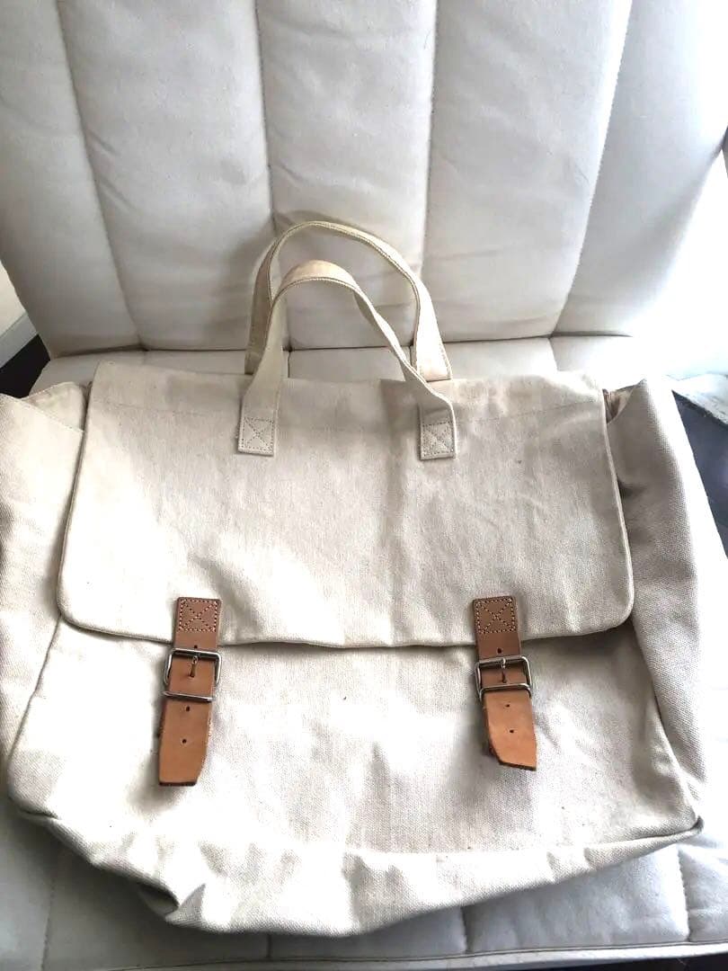 コムデギャルソン　キャンパス地バッグ　カバン　大きめbag 送料込み