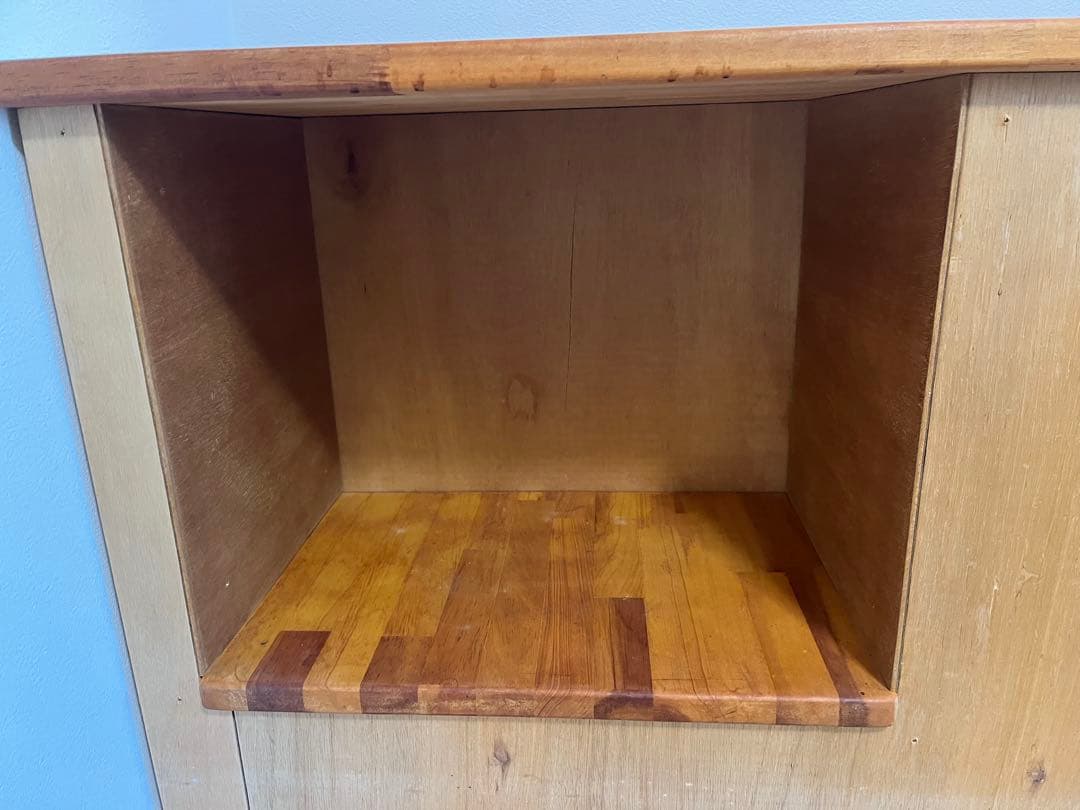 【無料】手作り木製棚／要ピックアップ／DIY・木材利用にも◎