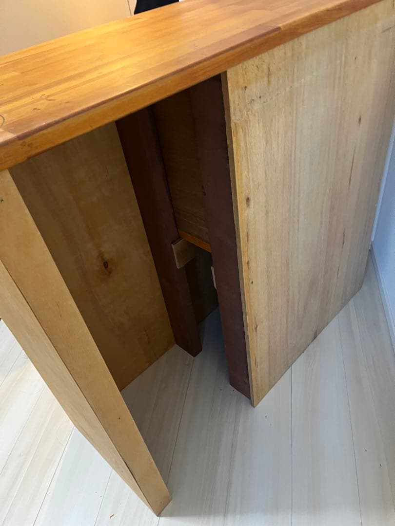 【無料】手作り木製棚／要ピックアップ／DIY・木材利用にも◎