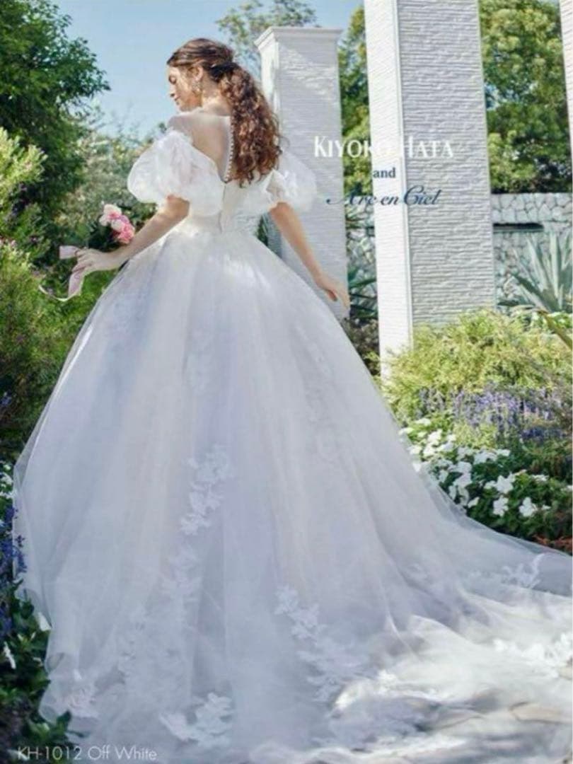 らぷ's SHOP【KIYOKO HATA】ウェディングドレス　9〜12号