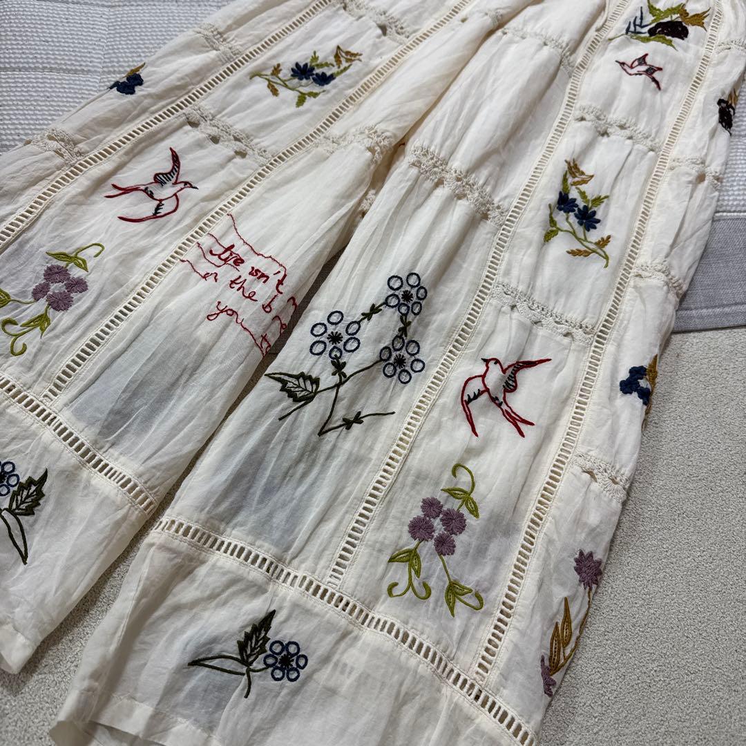 パンツ TODAYFUL Embroidery Patchwork 36