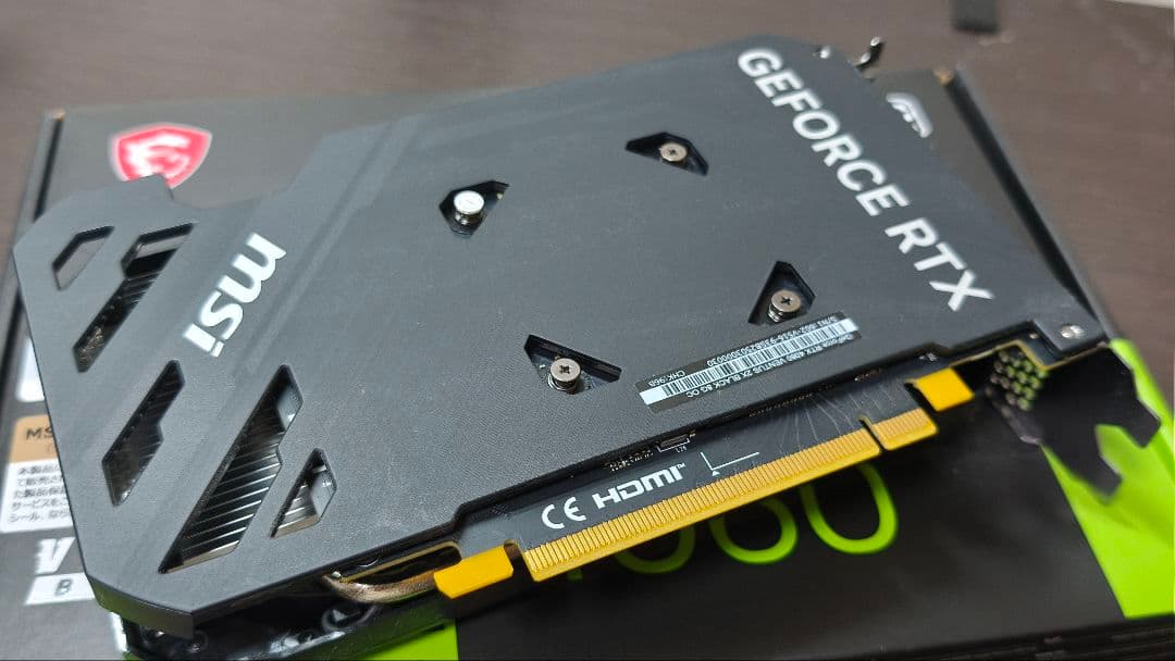 グラフィックボード・グラボ・ビデオカード MSI RTX 4060 VENTUS 2X BLACK 8G OC