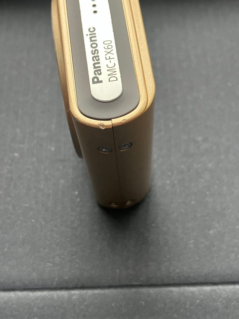 Panasonic LUMIX FX60 デジタルカメラ（ゴールド）動作確認済み