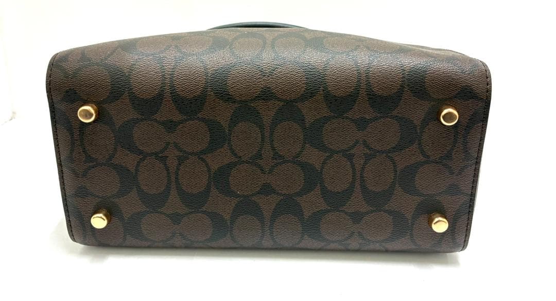 25O12-037 コーチ 2wayバッグ ブラウン F83607 ブランド