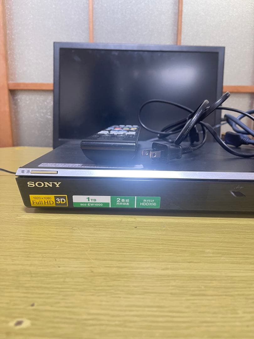 レコーダー Sony BDZ-EW1000