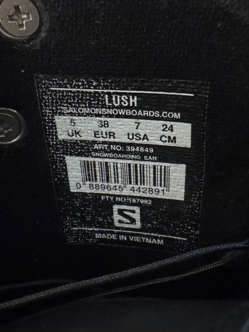 SALOMON LUSH 24.0cm スノーボードブーツ