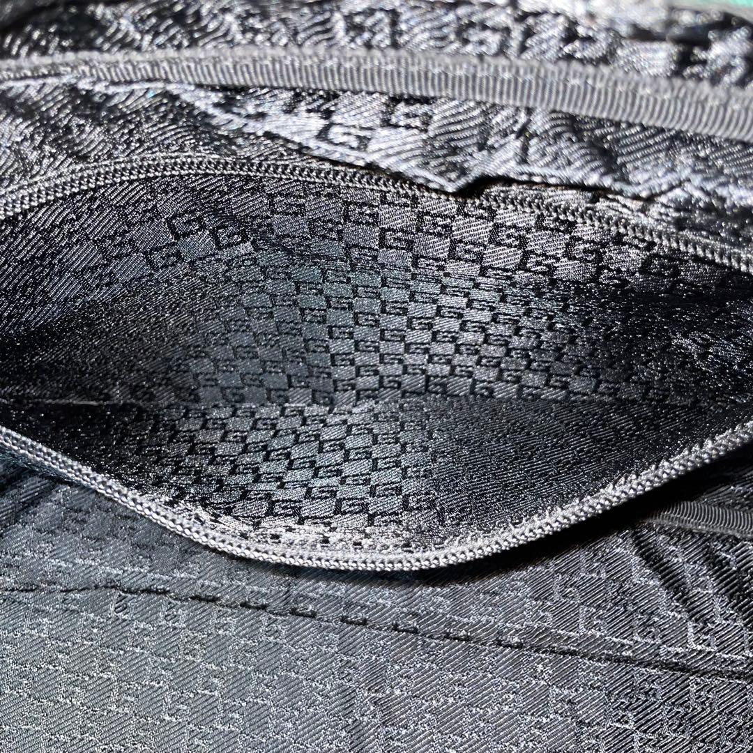 【超極美品】GUCCI グッチ　ボストンバッグ ナイロン　ブラック　黒　2way