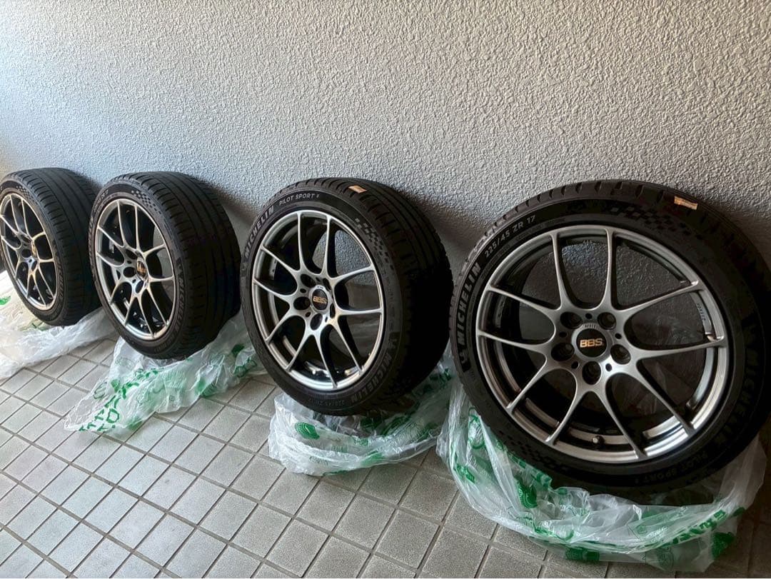 【じむにん】BBS RF506 17インチホイールセット　人気カラーDB