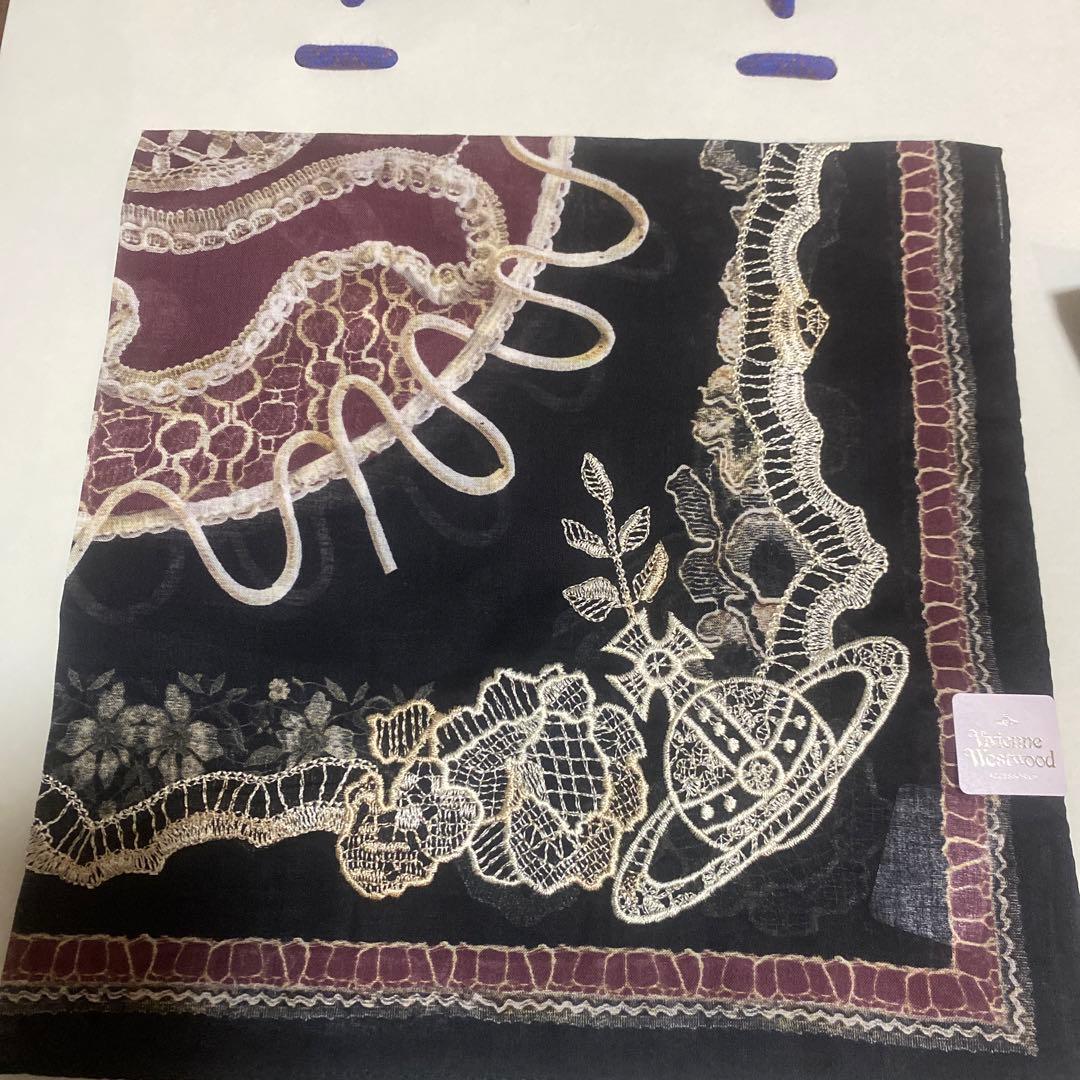 Vivienne Westwood 大判刺繍ハンカチ新品2枚