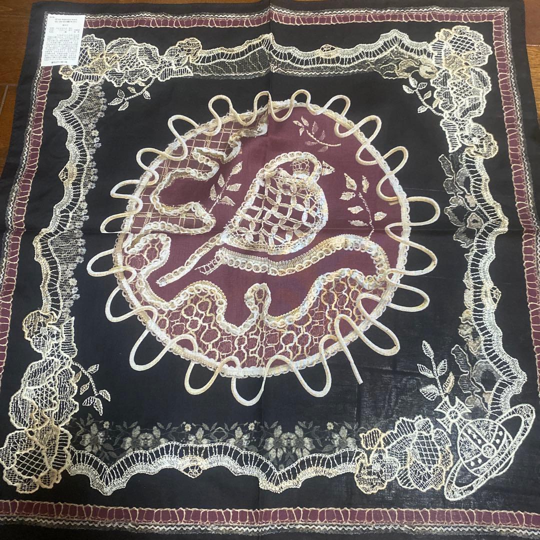 Vivienne Westwood 大判刺繍ハンカチ新品2枚