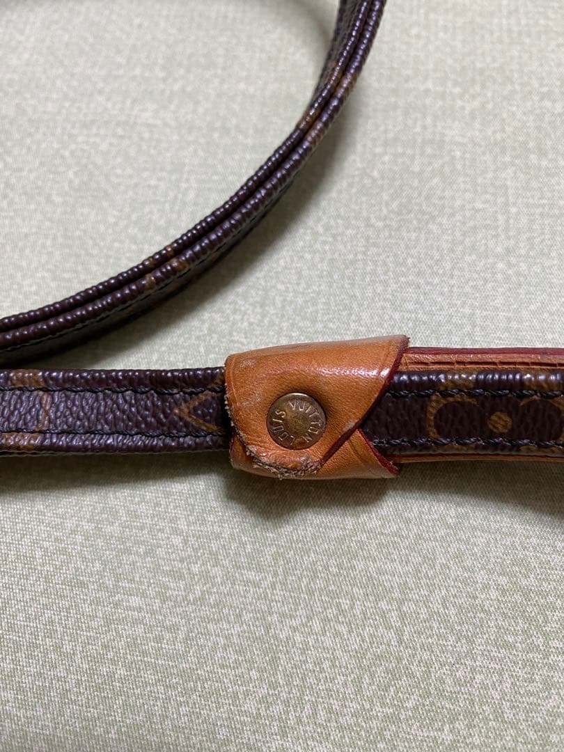 LOUIS VUITTON ルイヴィトン リード 小型犬 モノグラム レザー