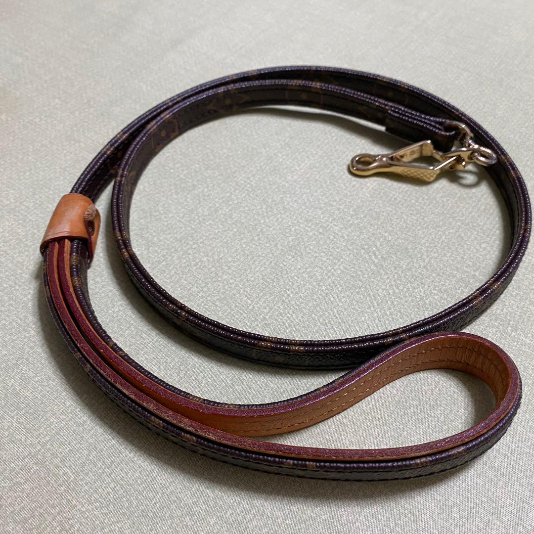 LOUIS VUITTON ルイヴィトン リード 小型犬 モノグラム レザー