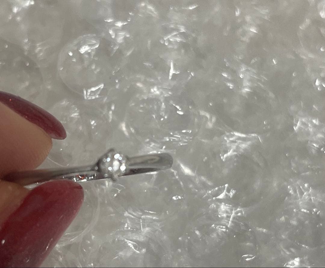 ハンドメイドブランド　CRAFY プラチナリング ダイヤモンド　22日迄お値下げ