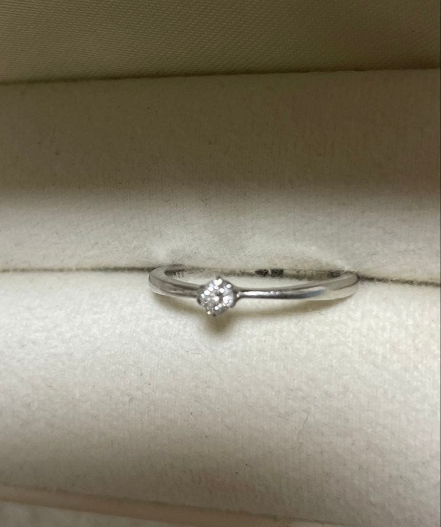 ハンドメイドブランド　CRAFY プラチナリング ダイヤモンド　22日迄お値下げ