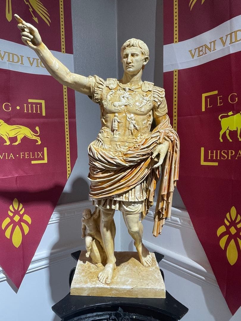 プリマポルタのアウグストゥス 高さ60cm , ローマ帝国