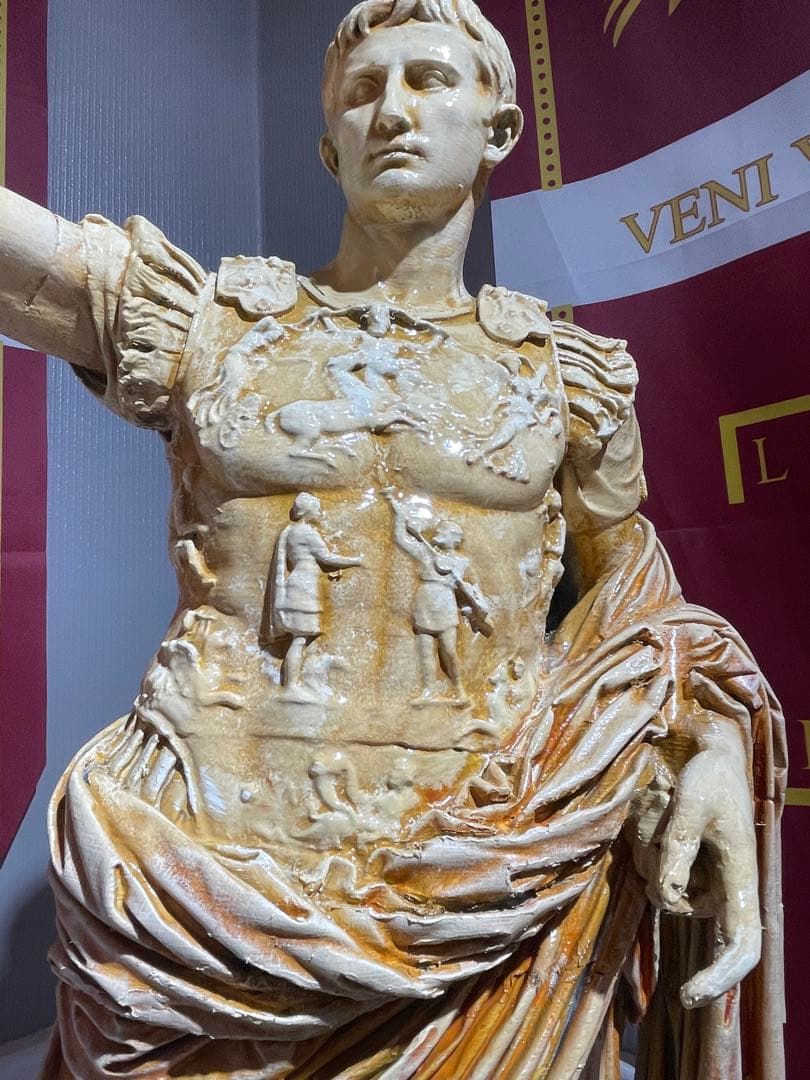 プリマポルタのアウグストゥス 高さ60cm , ローマ帝国