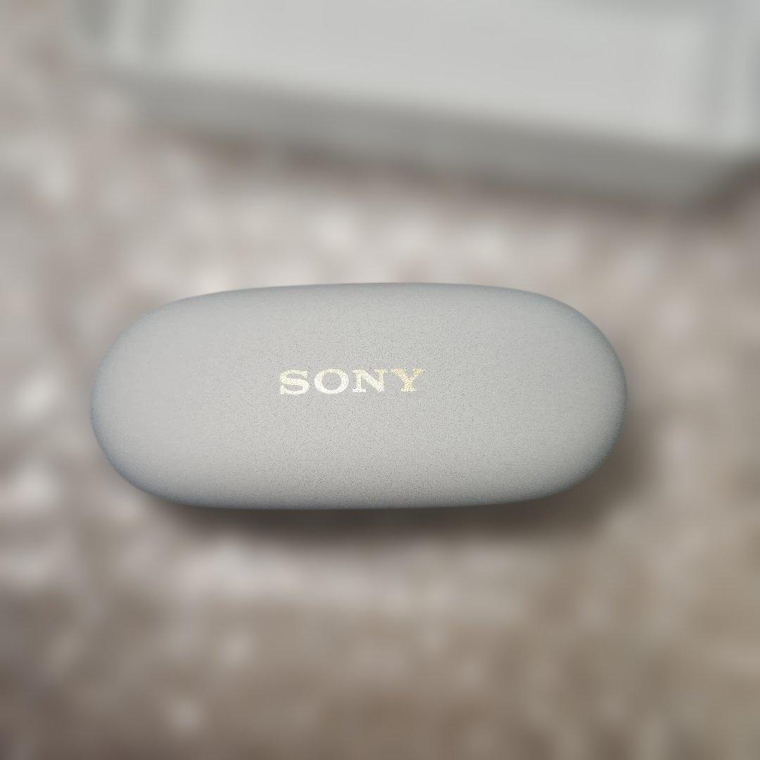 美品 SONY ワイヤレスイヤホン WF-1000XM5 プラチナシルバー