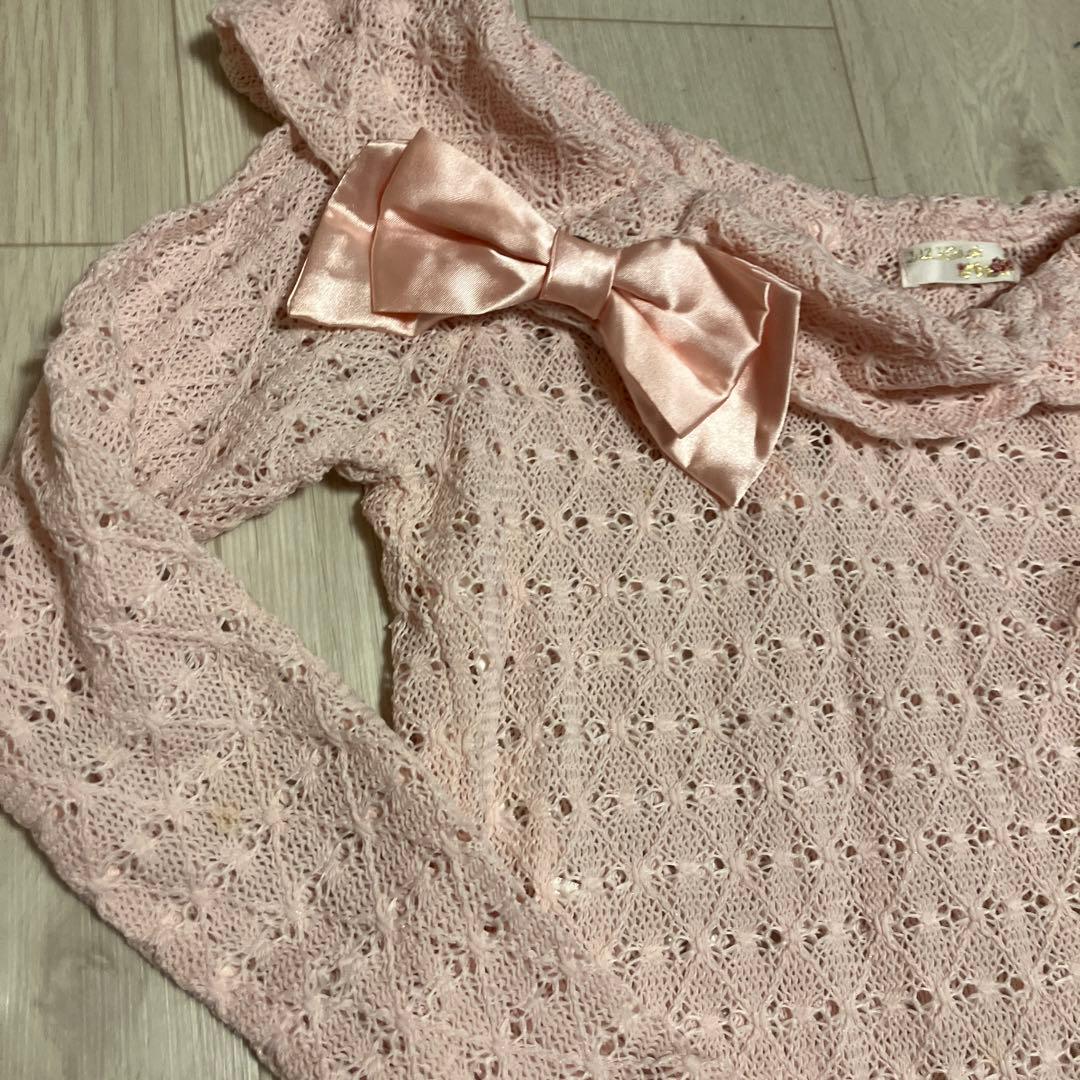 (*中様 J74 リズリサ春カットソーピンク