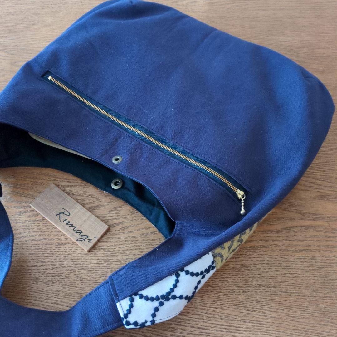 パッチワーク しずくショルダーバッグ＊ミナペルホネン