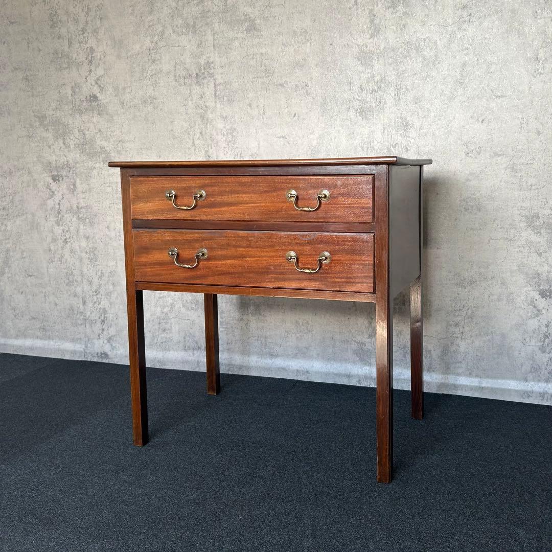 【UK Vintage】 ビンテージ 2段チェスト