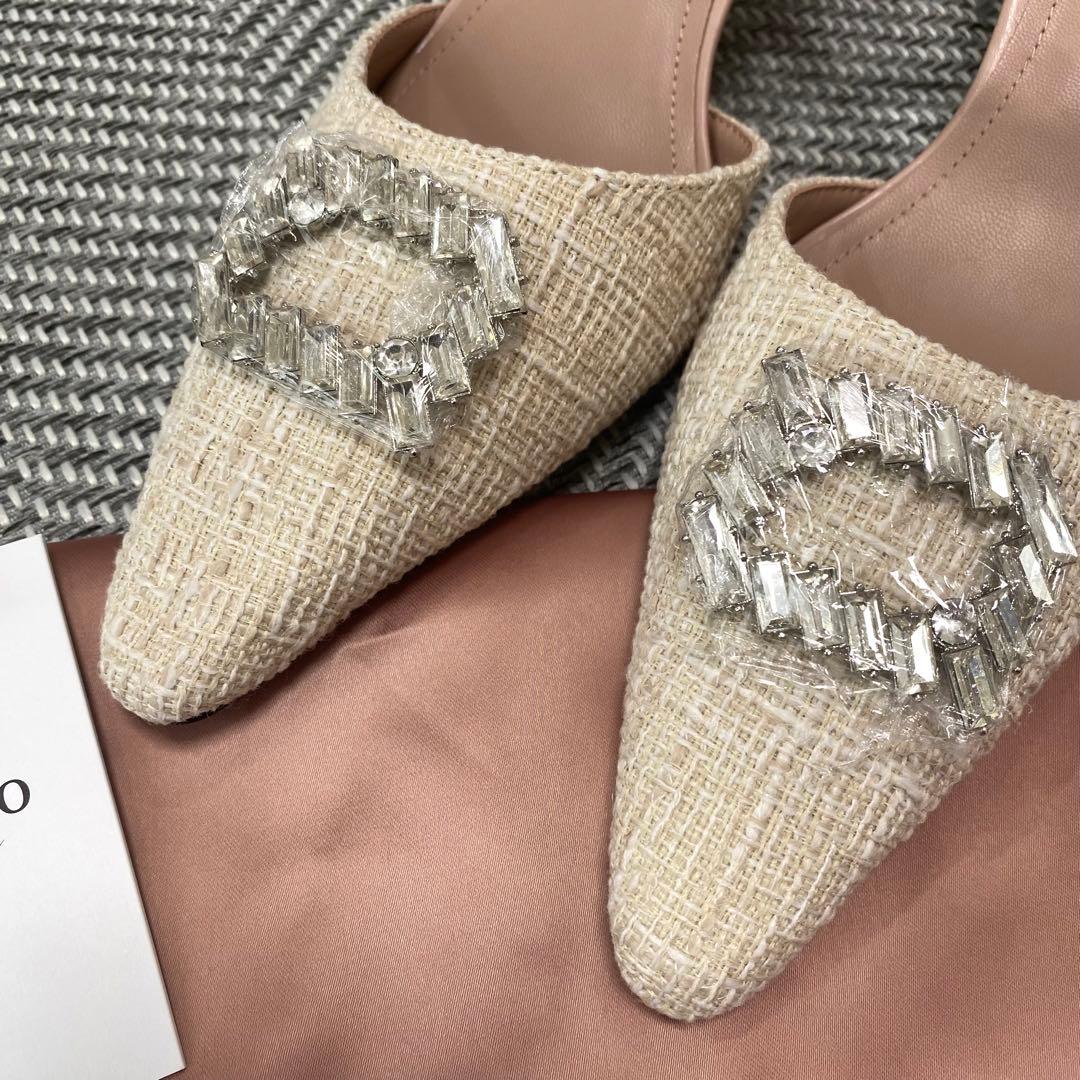 【herlipto】ビジューミュール　37 23.5 小嶋陽菜　未使用品　完売品