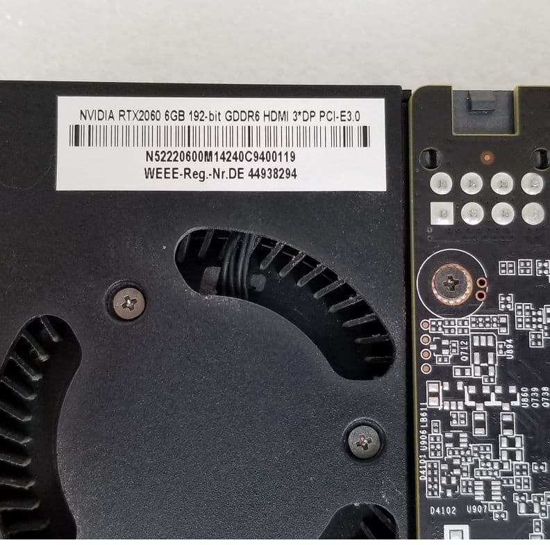 GEFORCE RTX 2060 ジャンク品