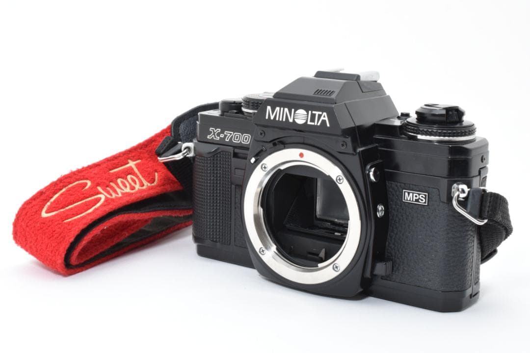 超美品 ミノルタ X-700 ブラック フィルム モルト新品交換済 H014