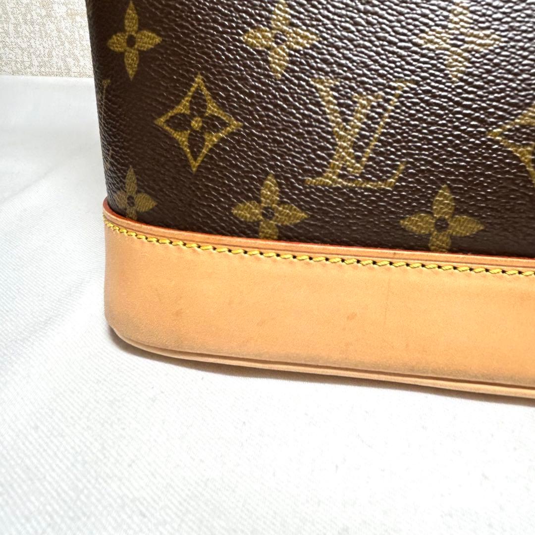 超美品 正規品 ルイヴィトン モノグラム アルマ ハンドバッグ カデナ 保存袋