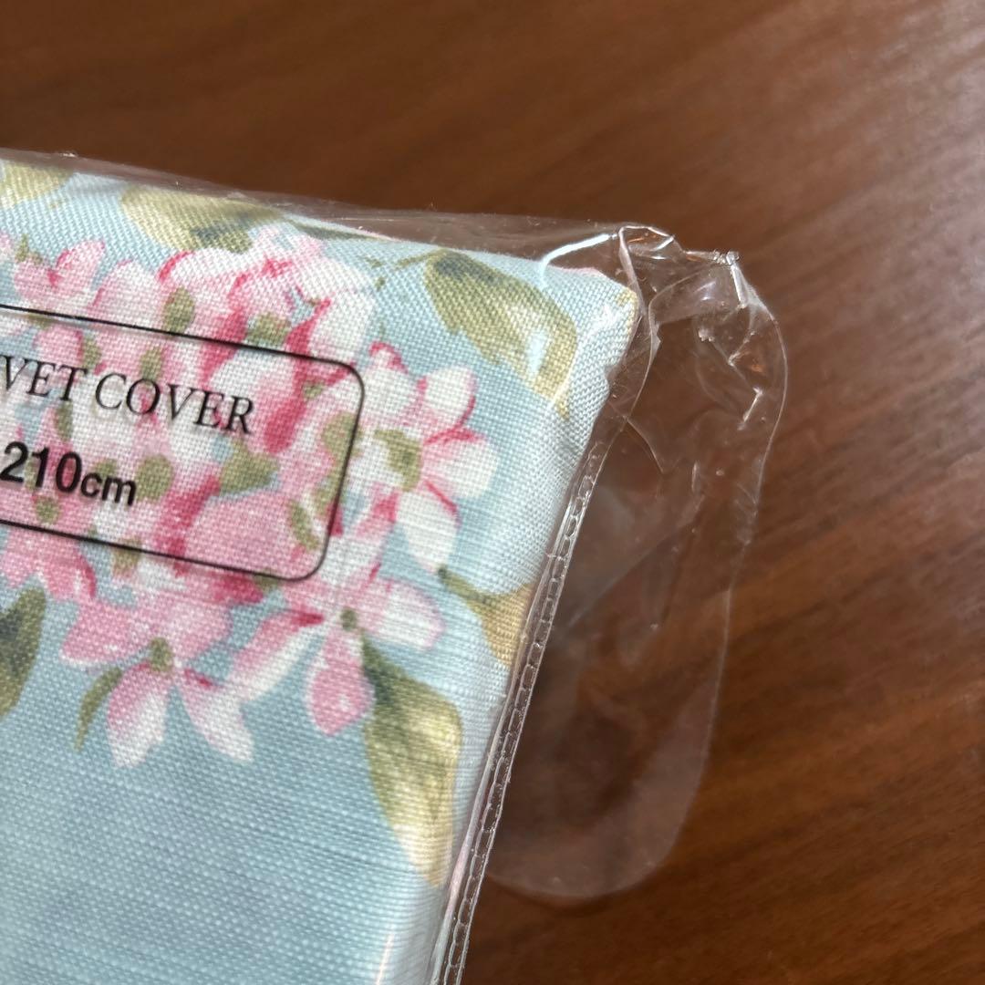 新品未開封 ローラアシュレイ掛け布団カバー ミルナー ブルー シングル