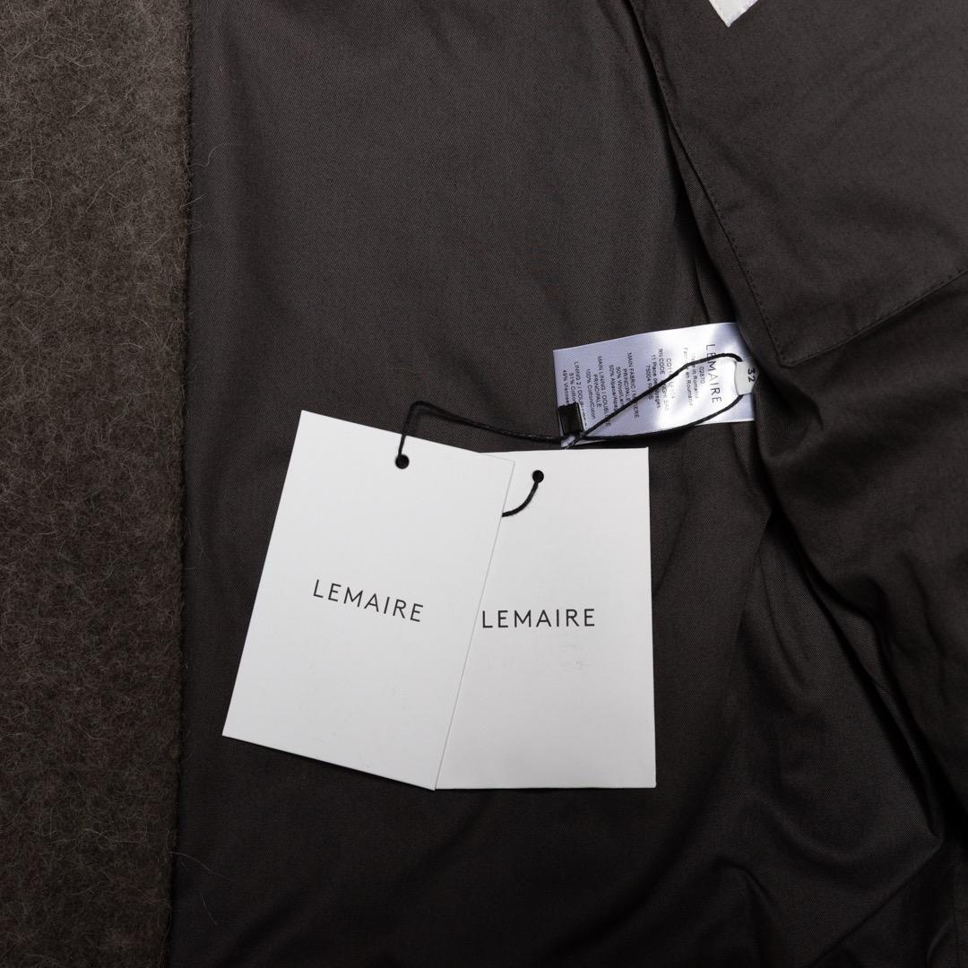 ジャケット・アウター LEMAIRE SHORT ASYMMETRICAL BATHROBE COAT