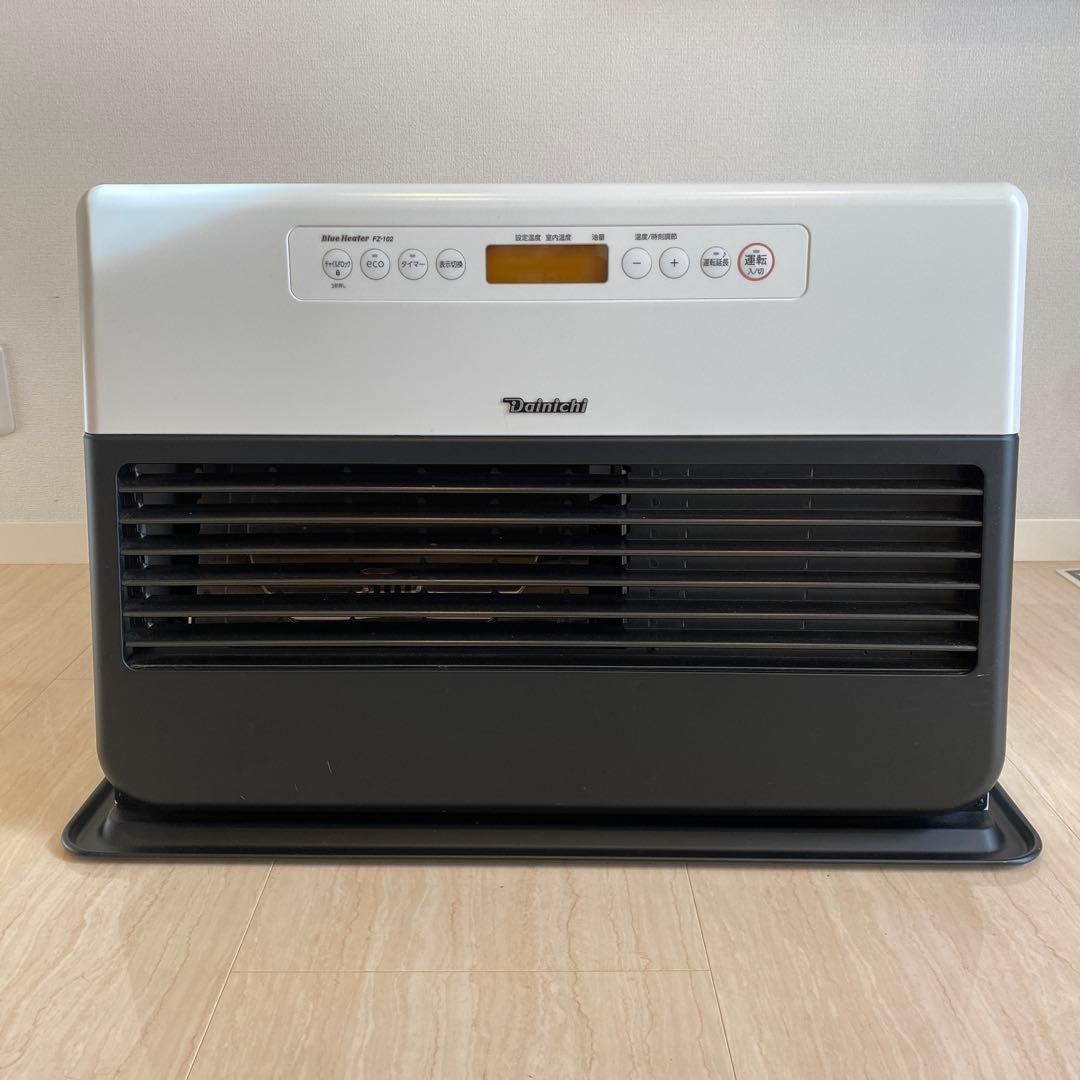 ダイニチ石油ファンヒーター　FZ-102(WK)　ホワイト×ブラック