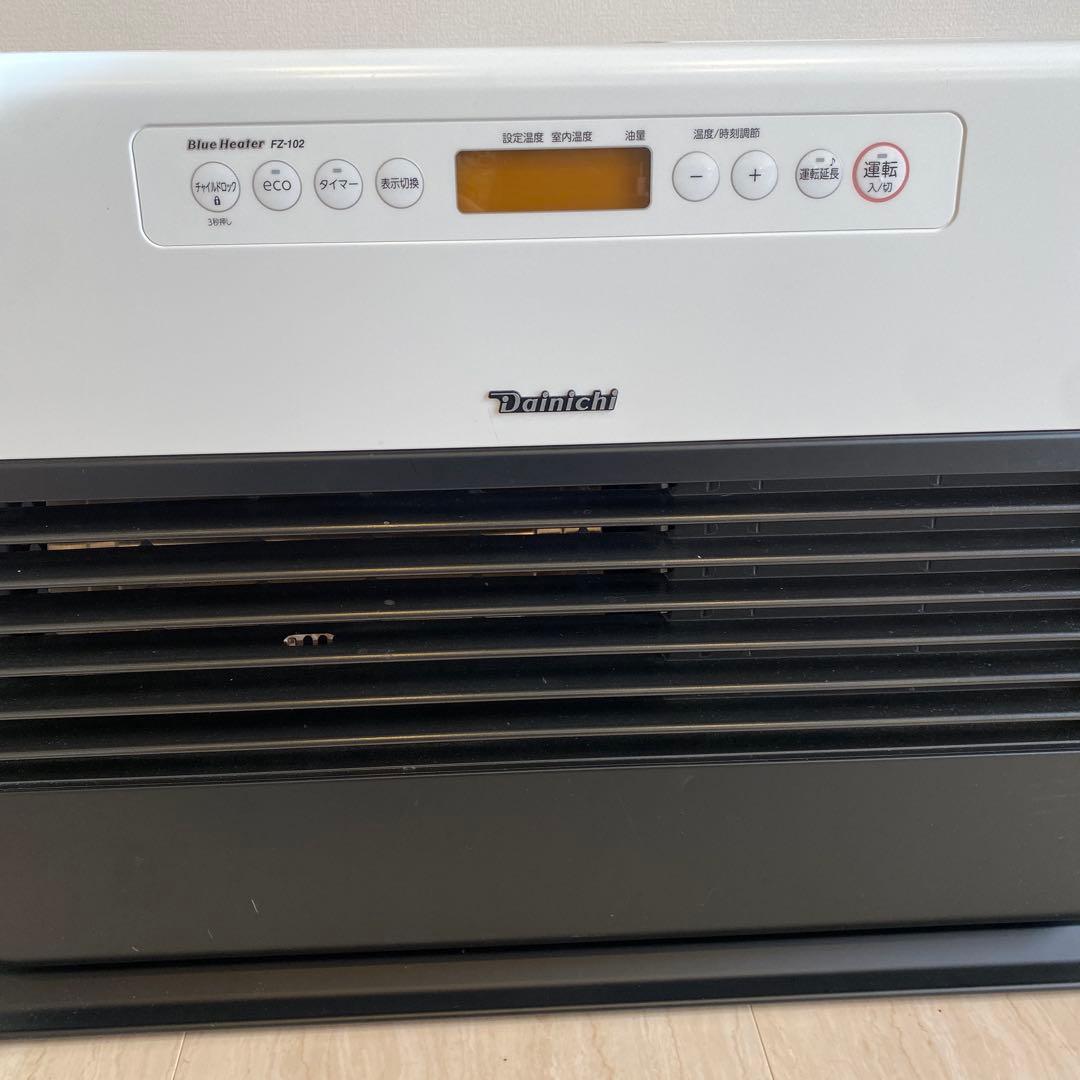 ダイニチ石油ファンヒーター　FZ-102(WK)　ホワイト×ブラック