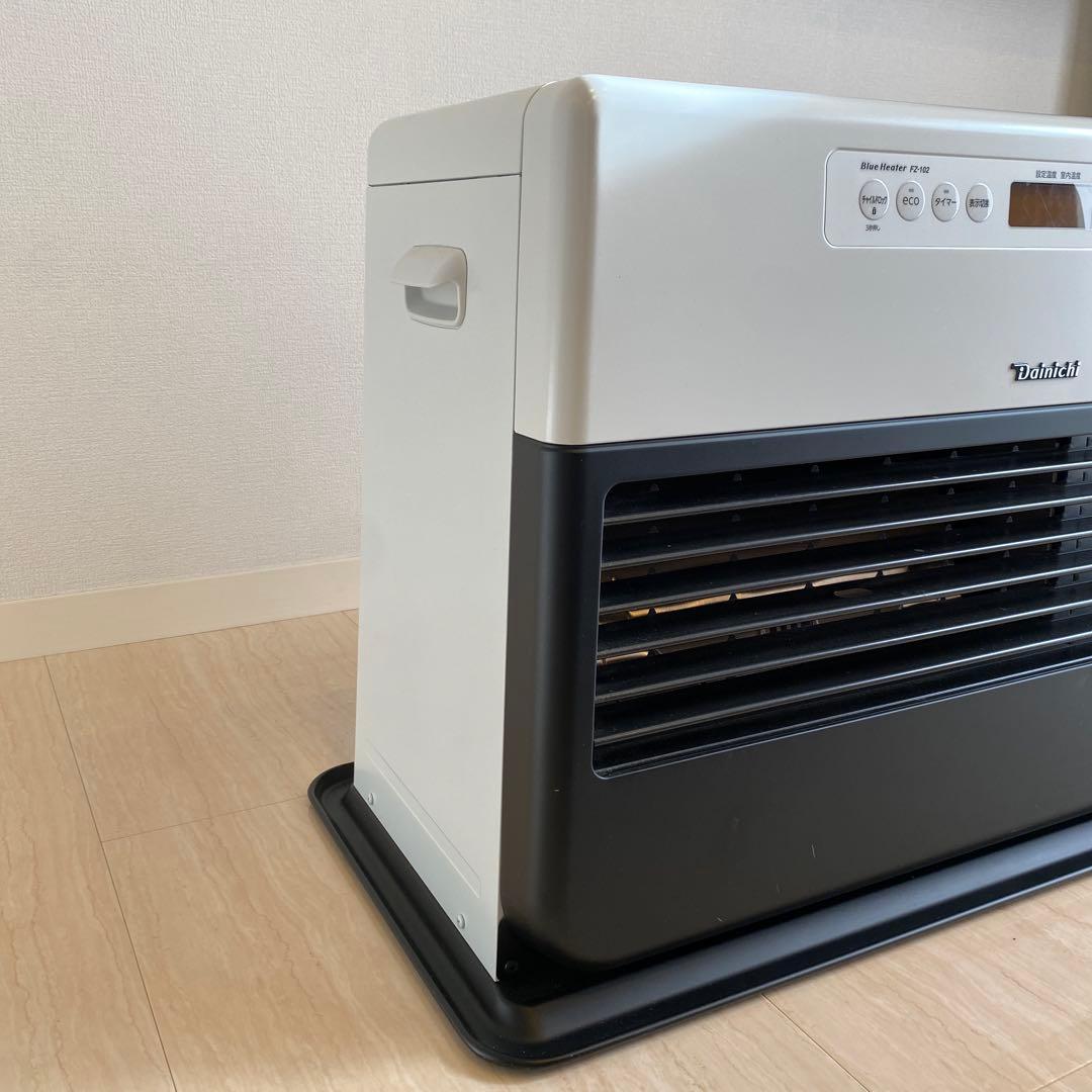 ダイニチ石油ファンヒーター　FZ-102(WK)　ホワイト×ブラック