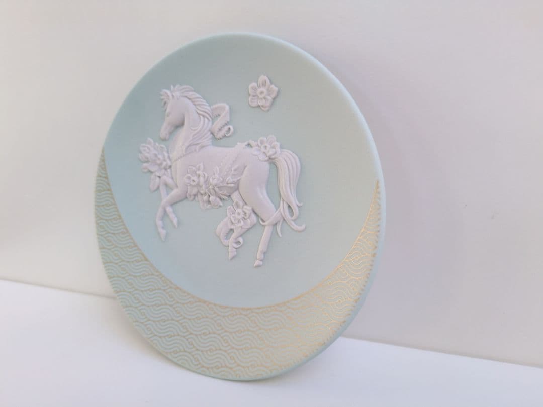 ◇訳あり◇完売品　ウェッジウッド　干支トレイ　馬