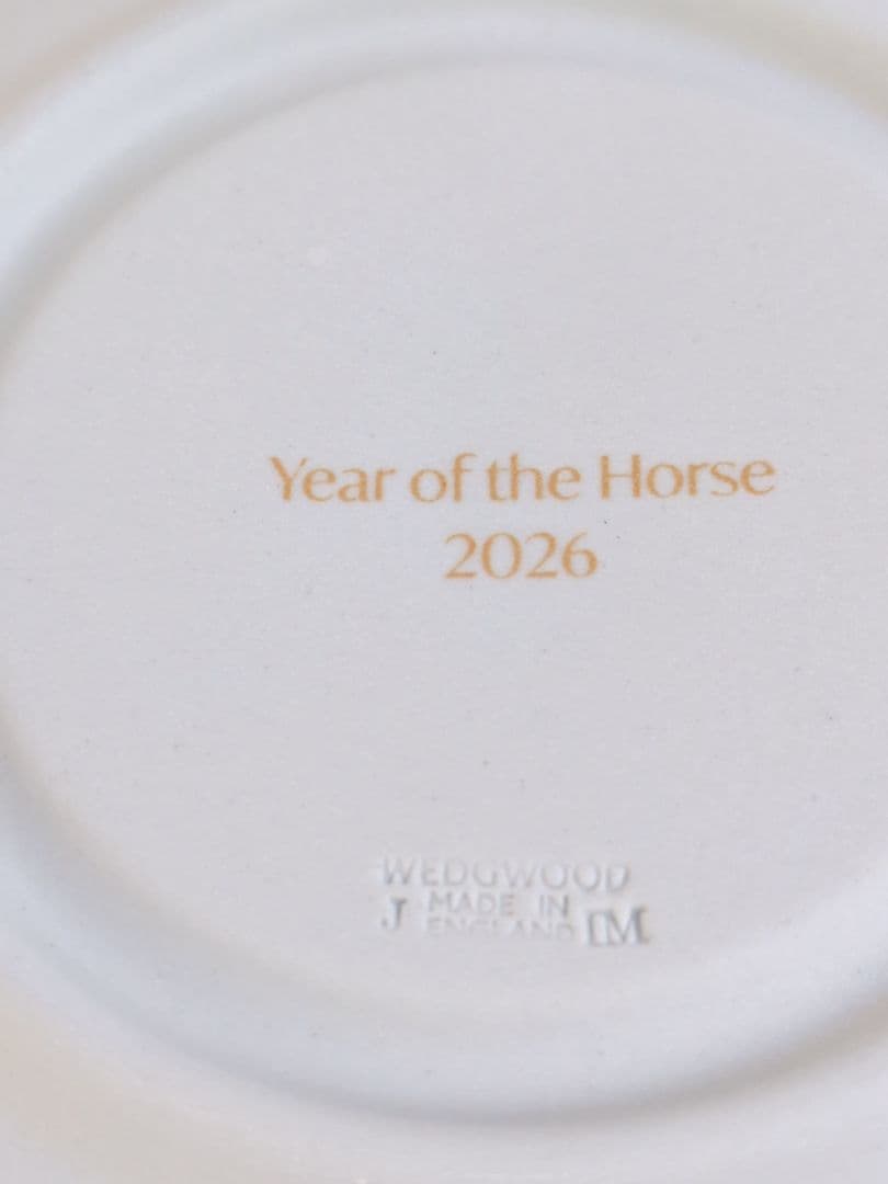 ◇訳あり◇完売品　ウェッジウッド　干支トレイ　馬
