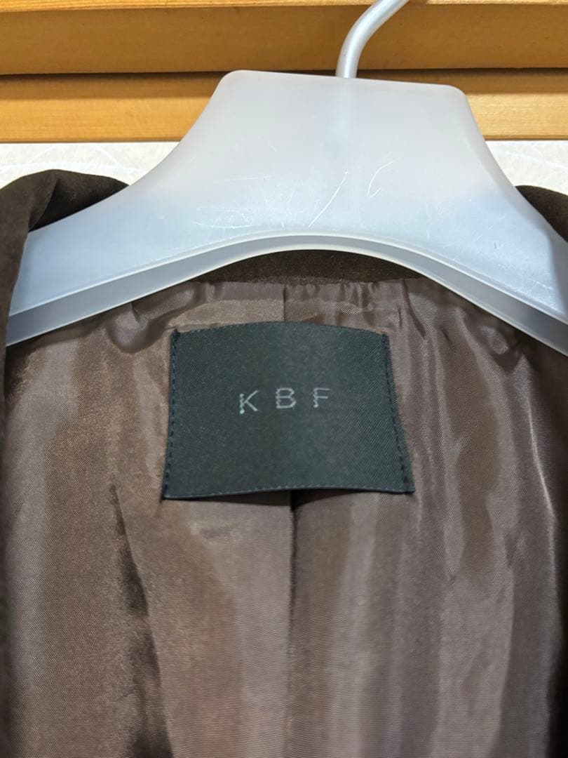 KBF／パッチポケットテーラードジャケット　ダークブラウン