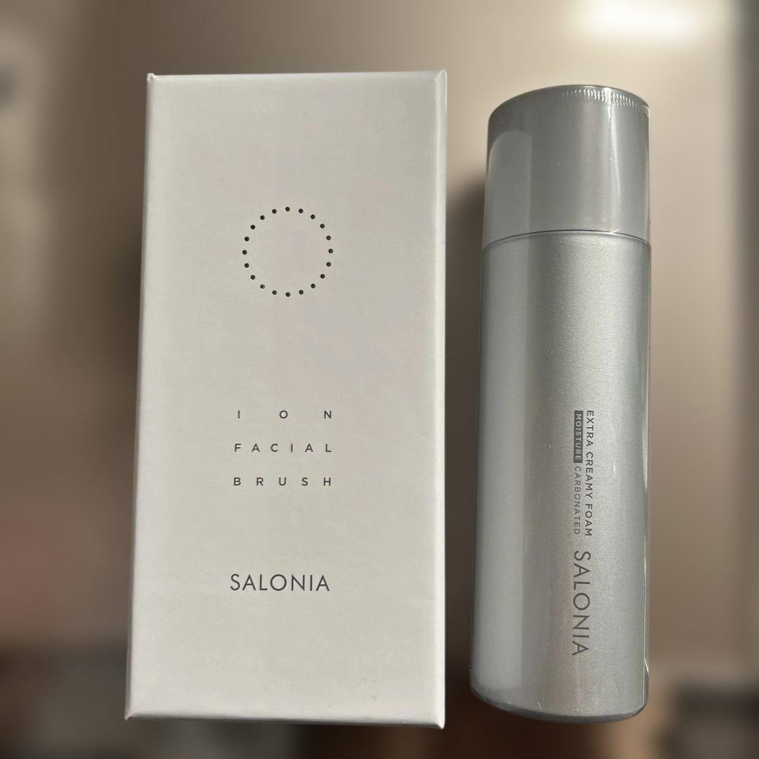 SALONIAサロニア　イオンフェイシャルブラシ泡フォーム付