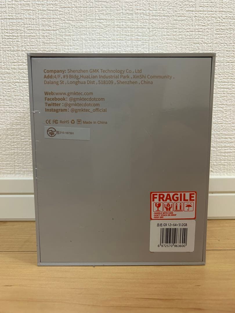 ミニPC GMKtec NucBox G9