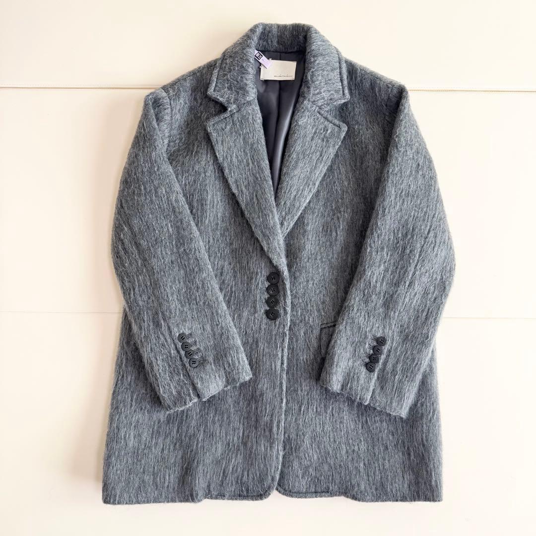 aere アエレ shaggy jacket coat シャギージャケットコート