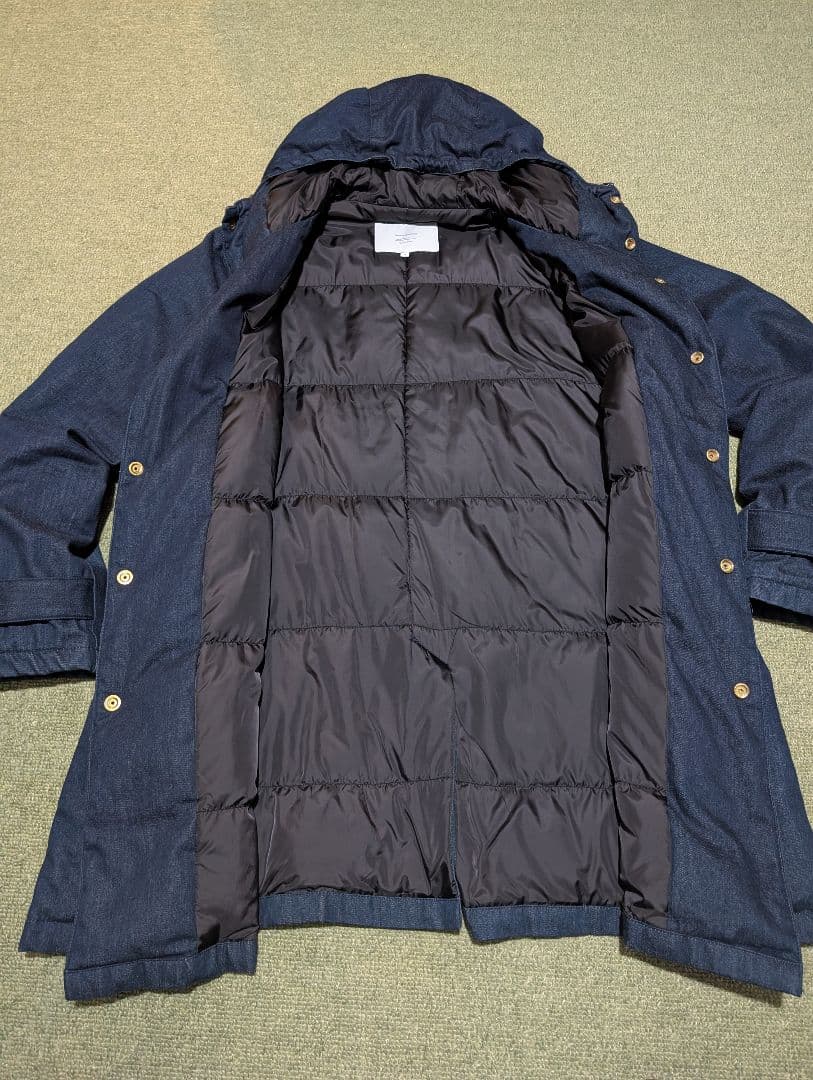 have a good day NANGAダウン　モッズコート デニム