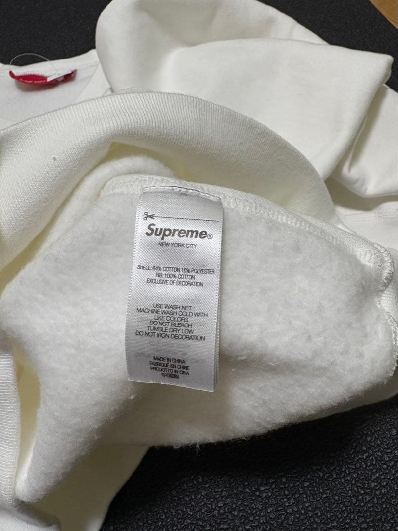 Supreme Washed Box Logo Crewneck Lサイズ